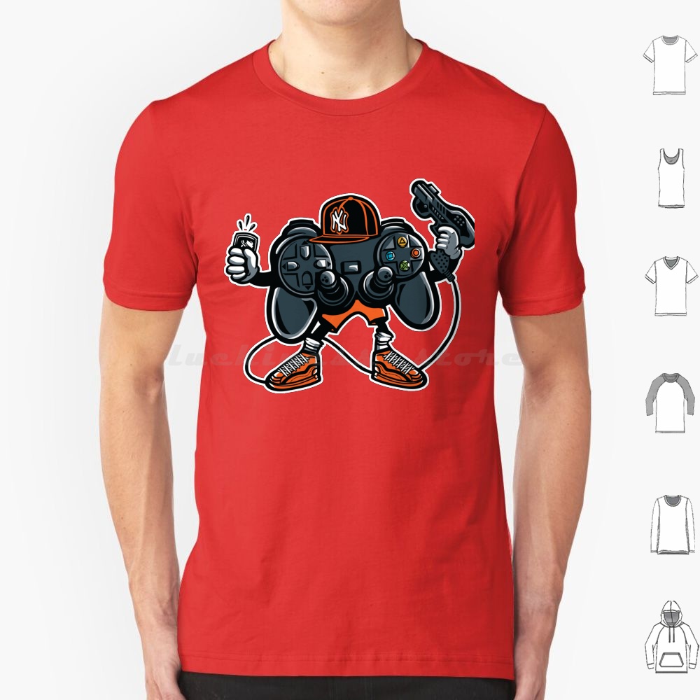 Retro Gaming Console Gun - Video Game Controller T Shirt Big