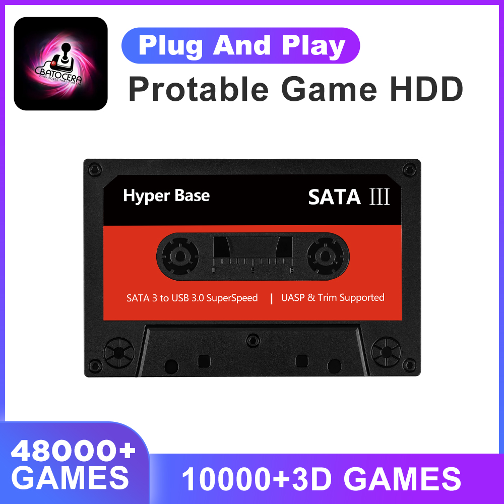 Retro Gaming Ps2 - Batocera 35.linux 500G External HDD Game