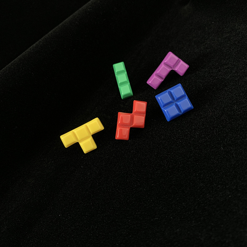 Tetris Block Resin Pins Retro  - Retro Gaming Accessories บทวิจารณ์และราคา