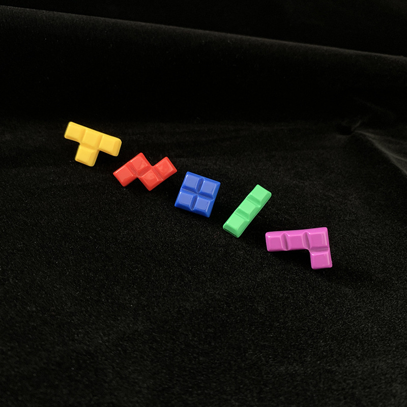 Tetris Block Resin Pins Retro  - Retro Gaming Accessories บทวิจารณ์และราคา