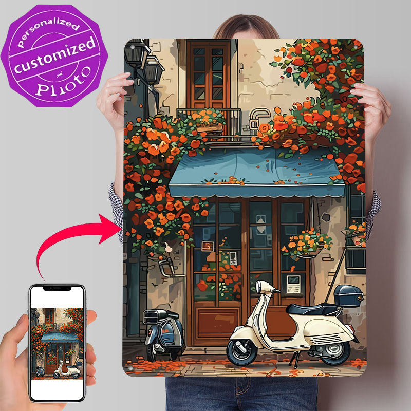 Vintage Scooter Shop Poster Cu - Retro Gaming Shops บทวิจารณ์และราคา