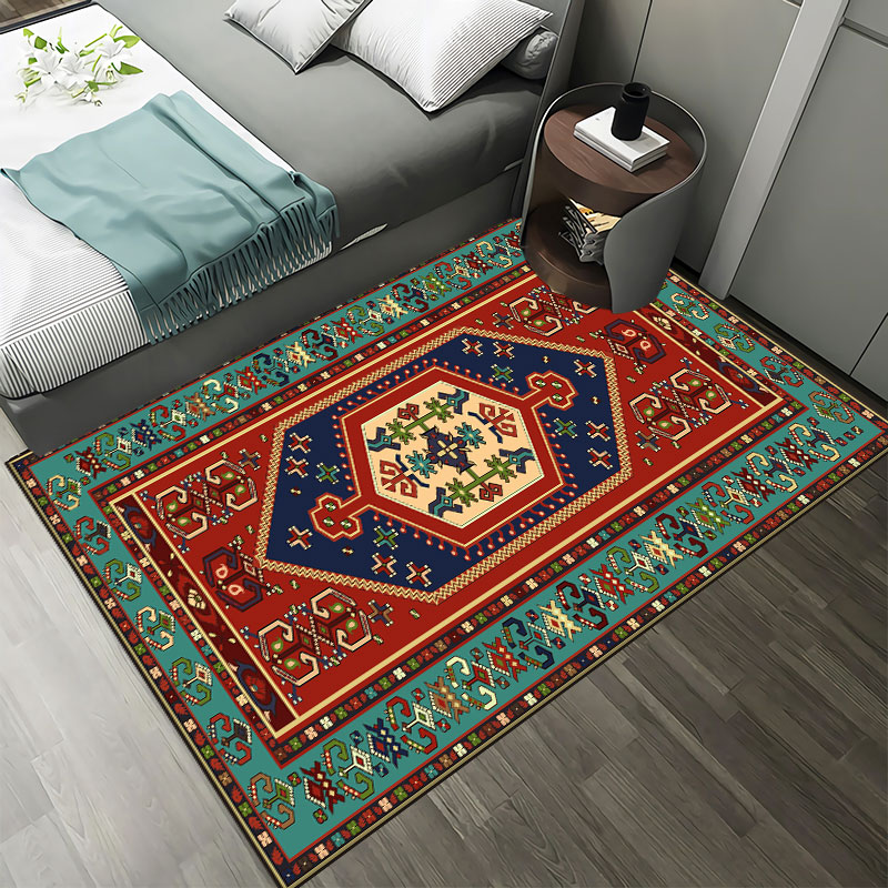 Persian retro carpet living ro - Retro Gaming Rug บทวิจารณ์และราคา