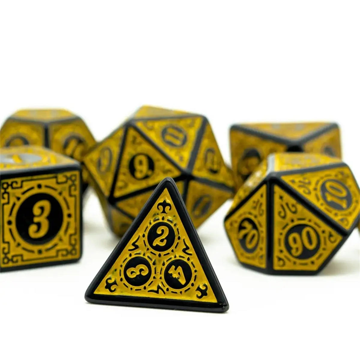 High Quality Plastic DND Dice  - Retro Gaming Fonts บทวิจารณ์และราคา