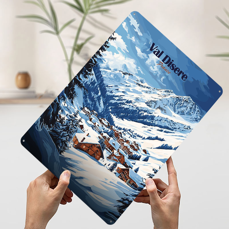 Val Disere France Poster Custo - Retro Gaming France บทวิจารณ์และราคา