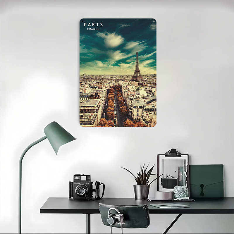 Paris France Metal Poster Wall - Retro Gaming France บทวิจารณ์และราคา