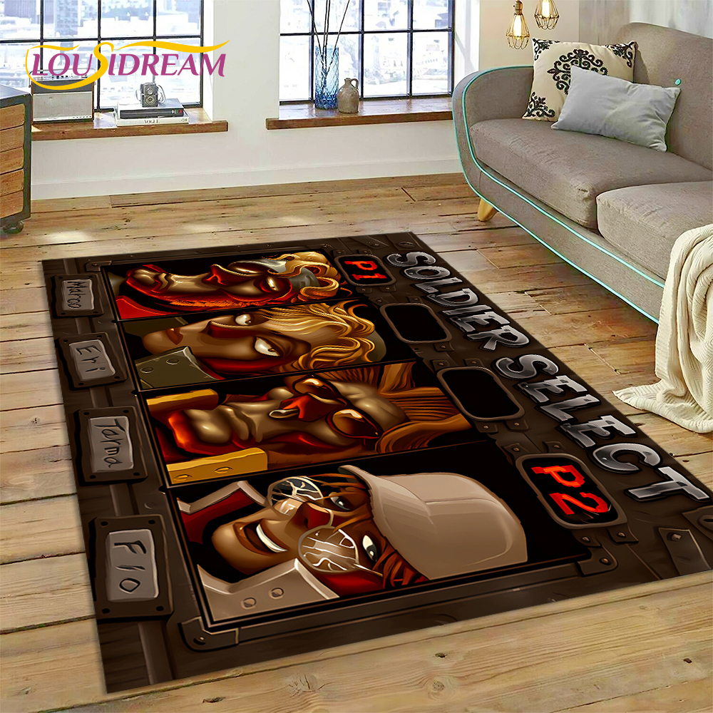 Metal Slug Retro Game Cartoon  - Retro Gaming Rug บทวิจารณ์และราคา