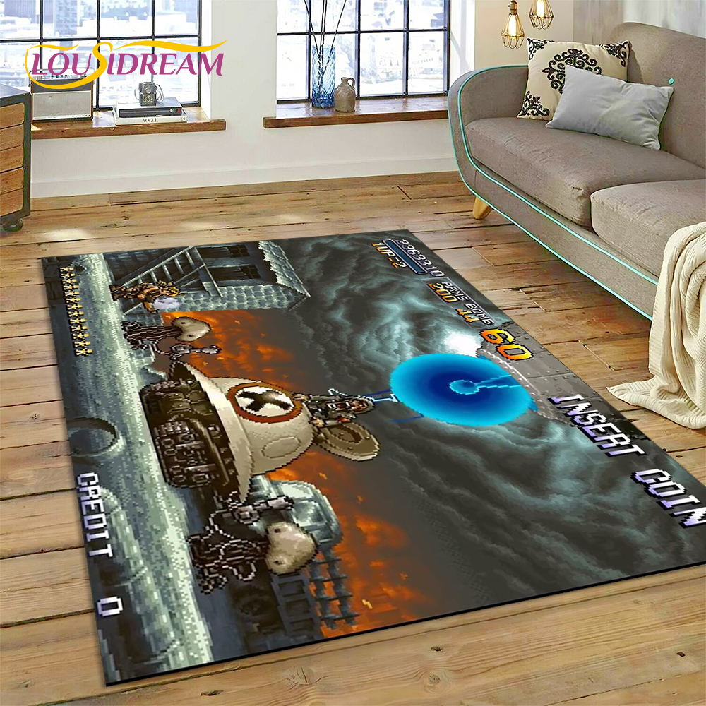 Metal Slug Retro Game Cartoon  - Retro Gaming Rug บทวิจารณ์และราคา
