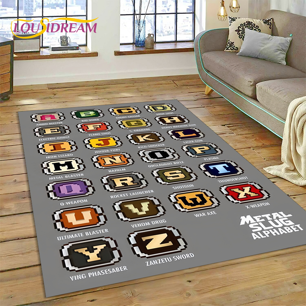 Metal Slug Retro Game Cartoon  - Retro Gaming Rug บทวิจารณ์และราคา
