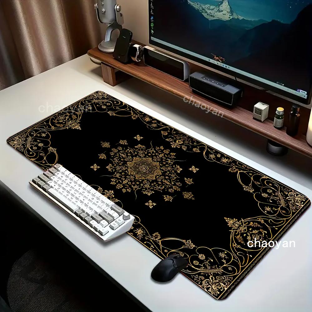 New black Persian Carpet Myste - Retro Gaming Rug บทวิจารณ์และราคา