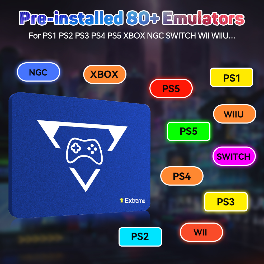 2TB Gaming Emulation Hard Driv - Retro Gaming Ps2 บทวิจารณ์และราคา