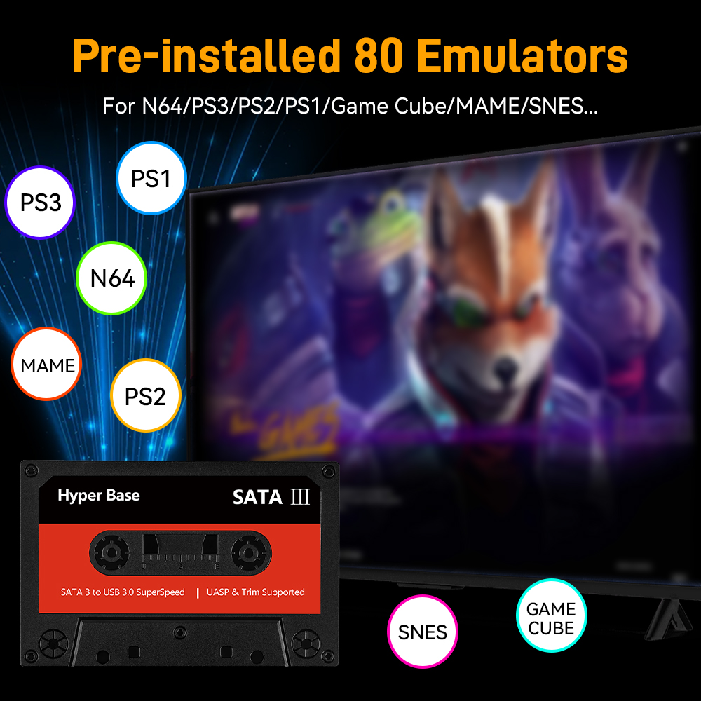 Batocera 500G/2T Emulator Game - Retro Gaming Ps2 บทวิจารณ์และราคา