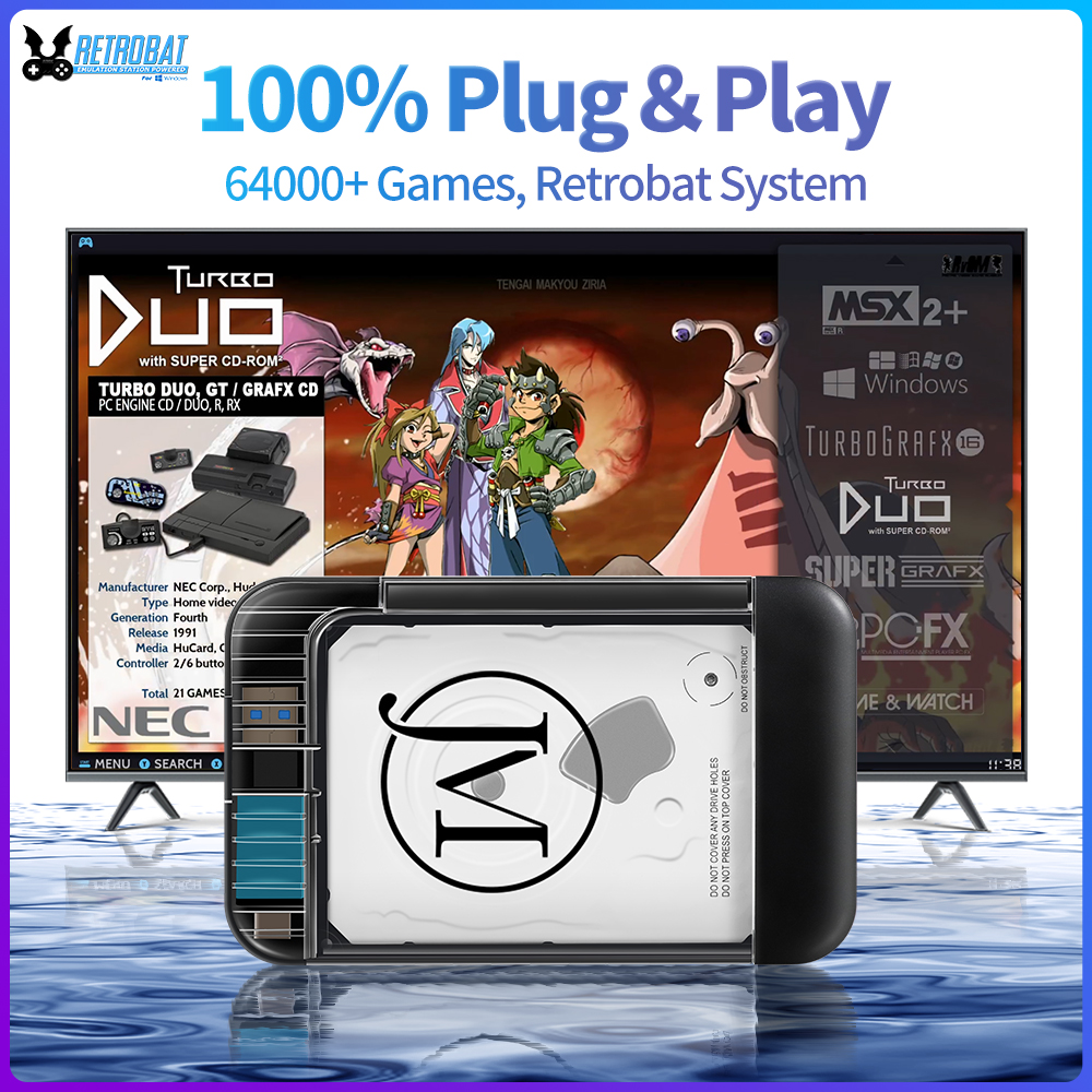 RETROBAT Portable 500G Gaming  - Retro Gaming Ps2 บทวิจารณ์และราคา