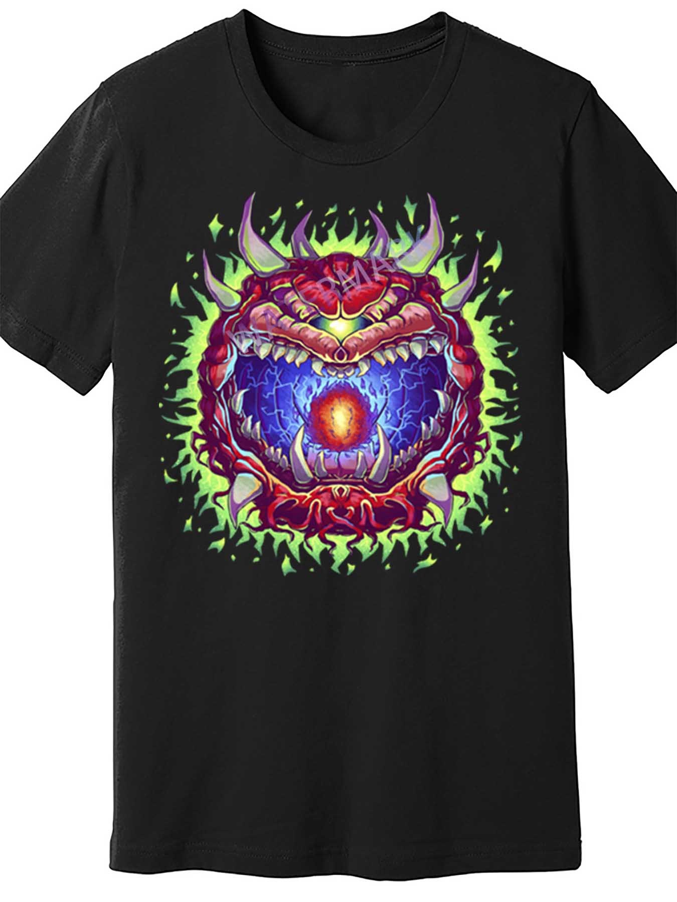 Men's Cacodemon Doom Graphic T - Retro Gaming Shops บทวิจารณ์และราคา