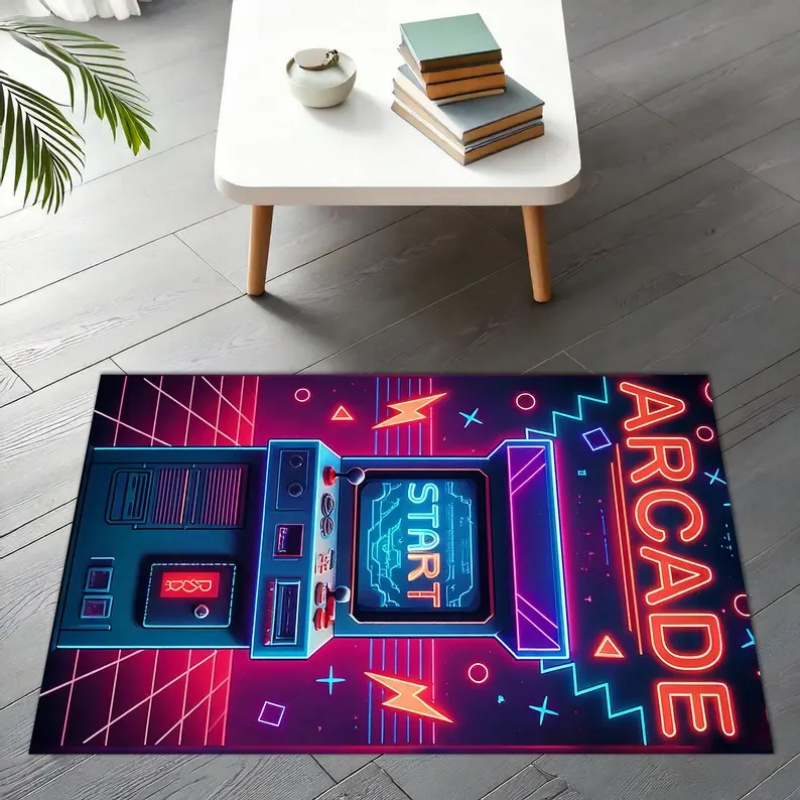 VIKAMA Retro Gamer Rug Arcade  - Retro Gaming Rug บทวิจารณ์และราคา