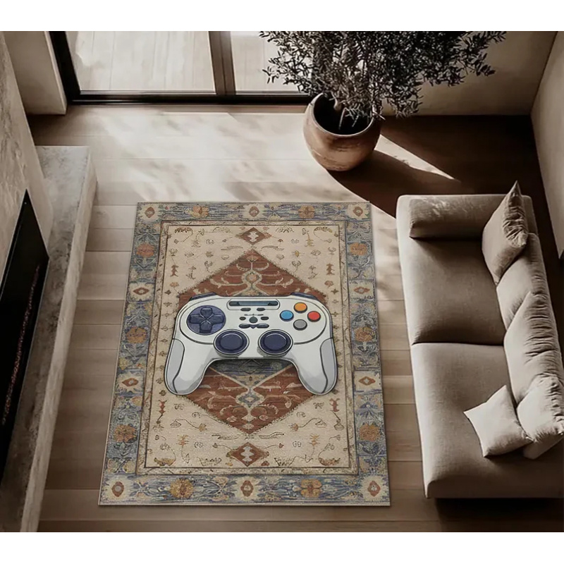 VIKAMA Retro Gamer Rug Arcade  - Retro Gaming Rug บทวิจารณ์และราคา