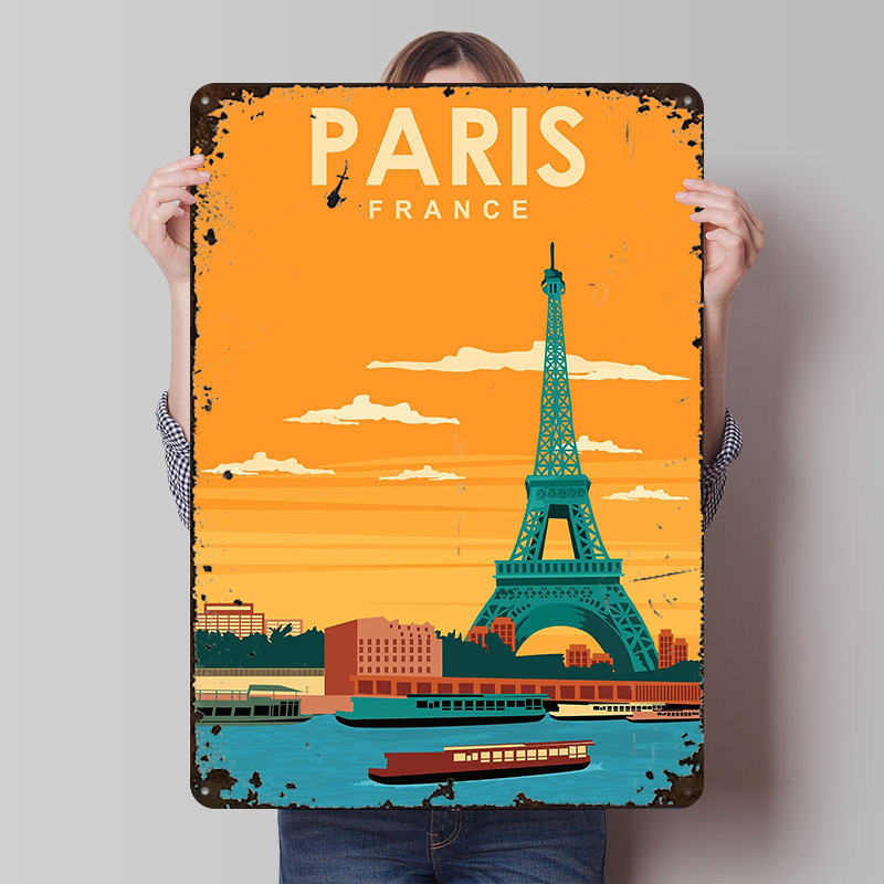 Paris France Travel Printed Po - Retro Gaming France บทวิจารณ์และราคา