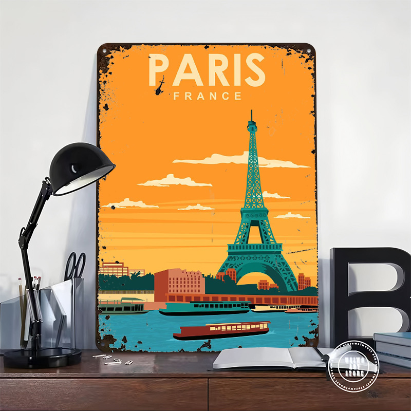 Paris France Travel Printed Po - Retro Gaming France บทวิจารณ์และราคา