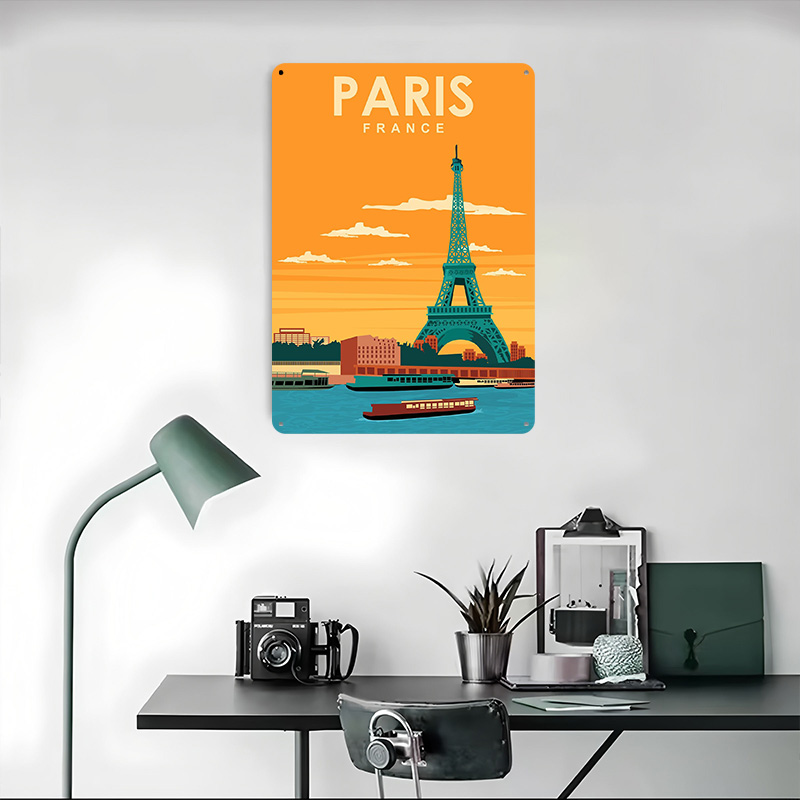 Paris France Travel Printed Po - Retro Gaming France บทวิจารณ์และราคา