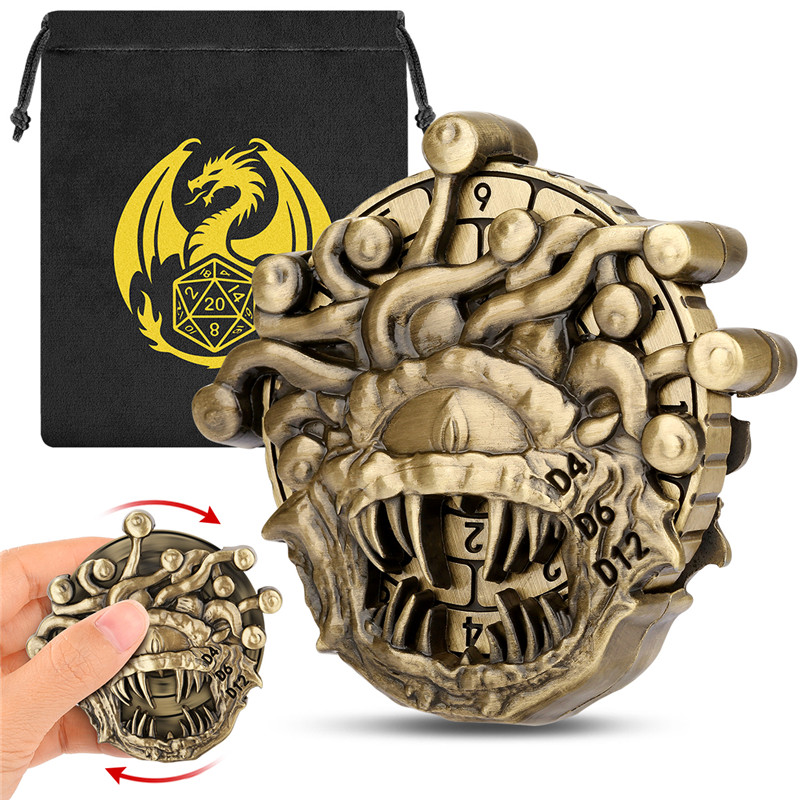 Retro Beholder Shape Metal Dic - Retro Gaming Accessories บทวิจารณ์และราคา