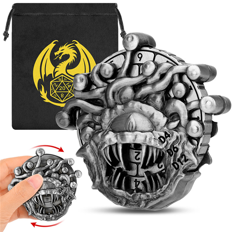 Retro Beholder Shape Metal Dic - Retro Gaming Accessories บทวิจารณ์และราคา