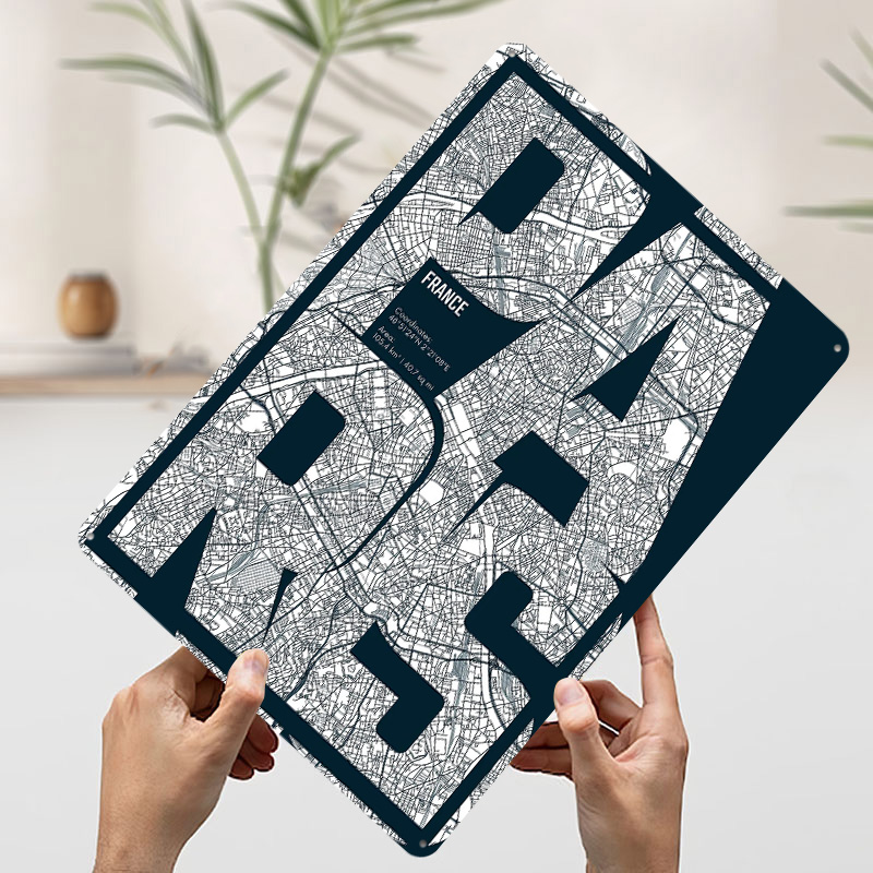 Paris France Map Typography Pr - Retro Gaming France บทวิจารณ์และราคา