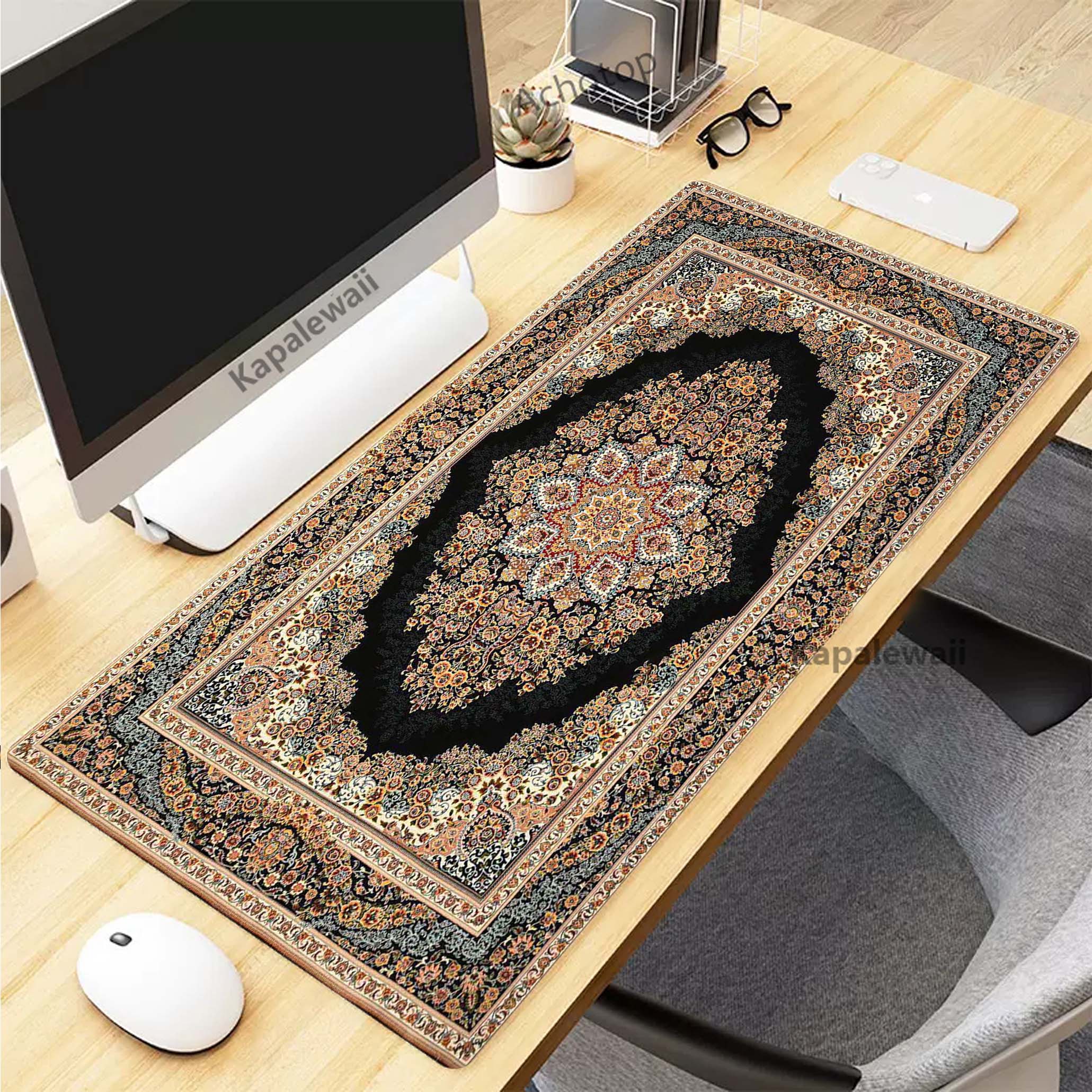 Retro Persian Carpet Mouse Pad - Retro Gaming Rug บทวิจารณ์และราคา