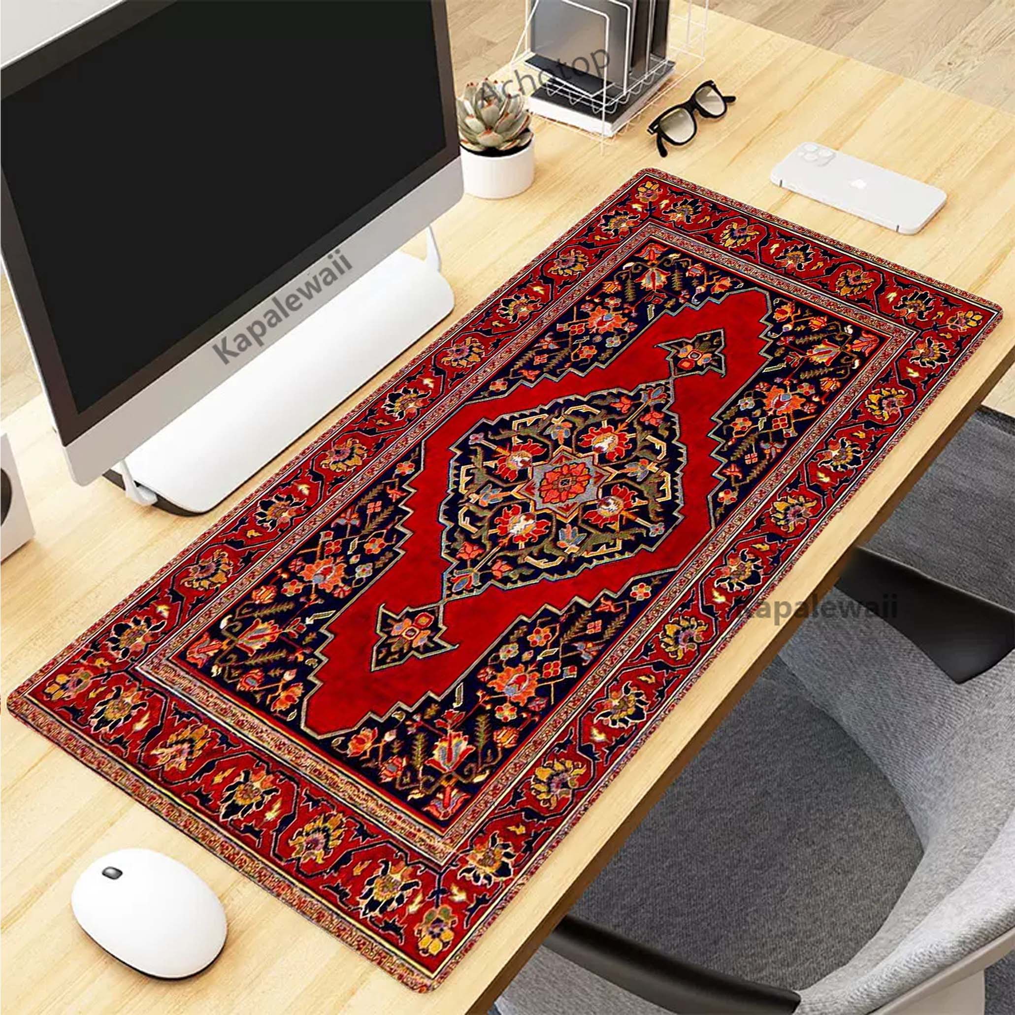 Retro Persian Carpet Mouse Pad - Retro Gaming Rug บทวิจารณ์และราคา