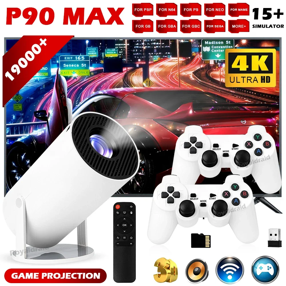P90 Max Video Game Console w 2 - Retro Gaming And Projector บทวิจารณ์และราคา