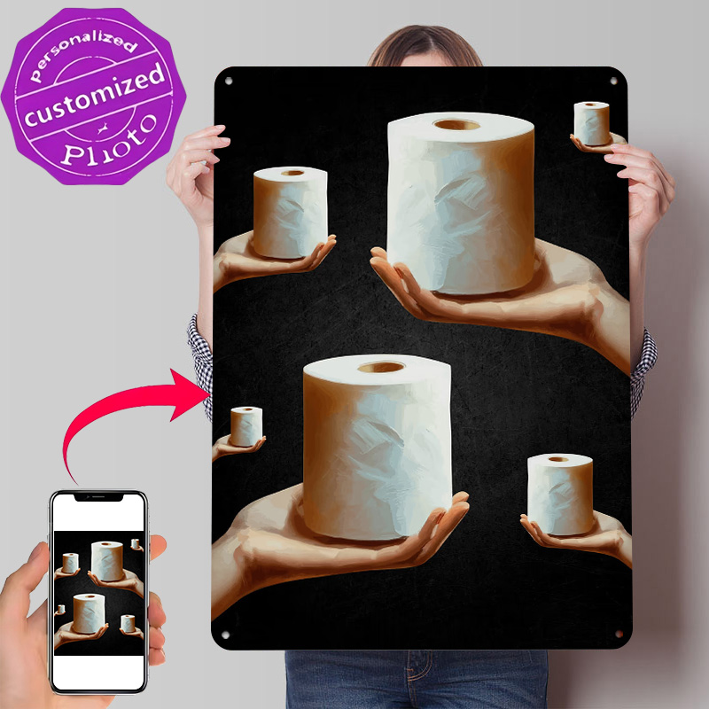 Hands Holding Toilet Paper Rol - Retro Gaming Wallpaper บทวิจารณ์และราคา
