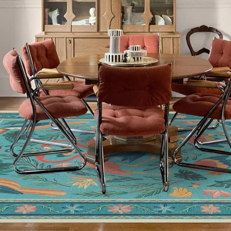 Living Room Carpet Bohemian St - Retro Gaming Rug บทวิจารณ์และราคา