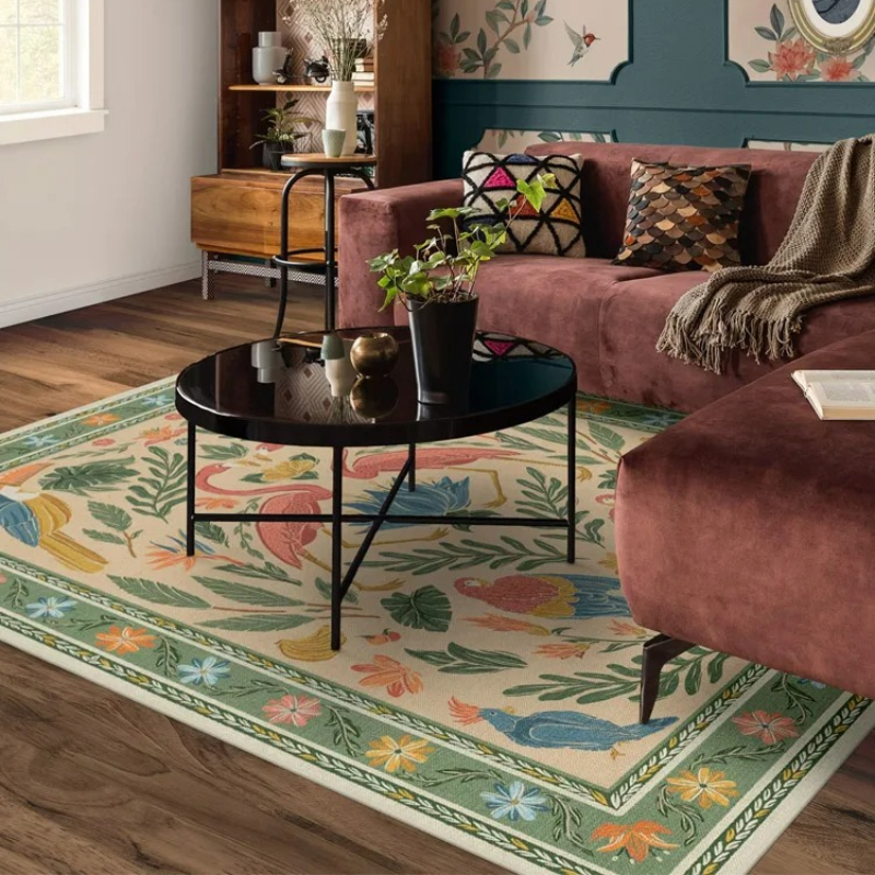 Living Room Carpet Bohemian St - Retro Gaming Rug บทวิจารณ์และราคา