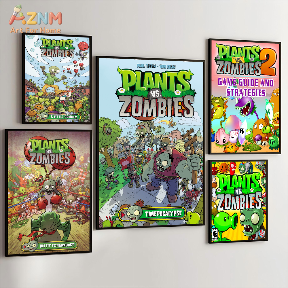AZNM Plants vs Zombies Game Ca - Retro Gaming Wallpaper บทวิจารณ์และราคา
