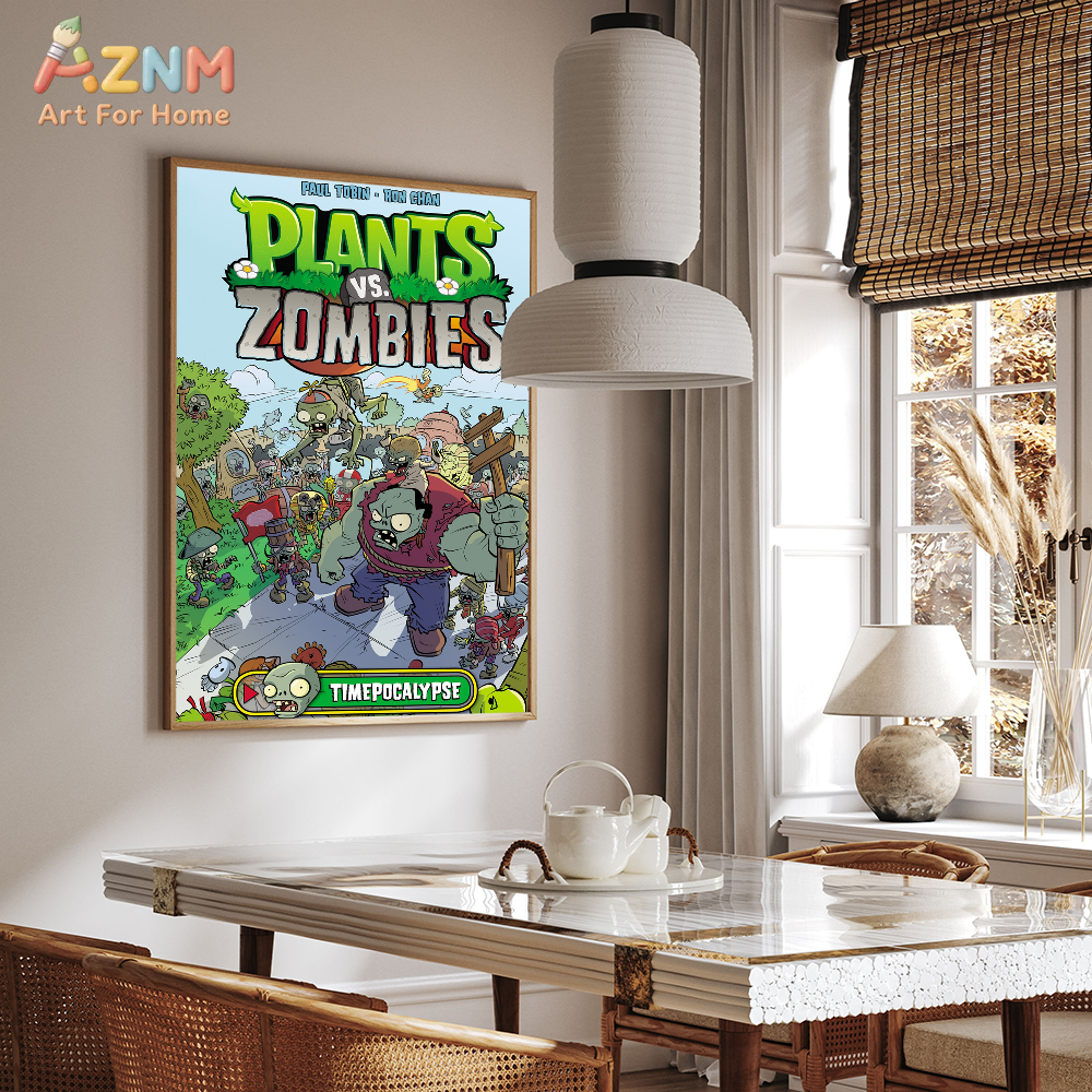 AZNM Plants vs Zombies Game Ca - Retro Gaming Wallpaper บทวิจารณ์และราคา