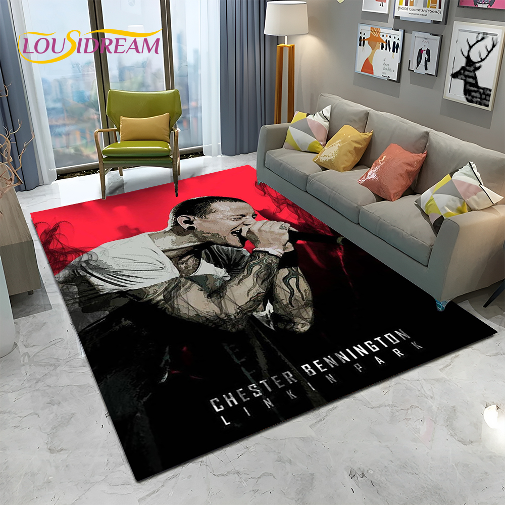3D Retro Rock Band L-Linkin Pa - Retro Gaming Rug บทวิจารณ์และราคา