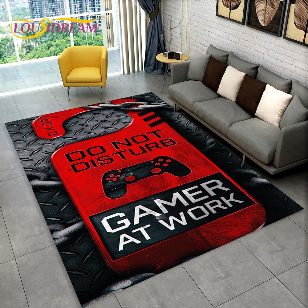 3D Cartoon Game Gamer Gamepad  - Retro Gaming Rug บทวิจารณ์และราคา