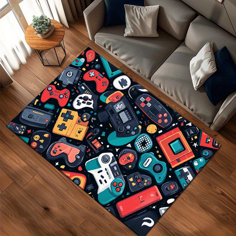 Vibrant Gaming Controller & Co - Retro Gaming Rug บทวิจารณ์และราคา