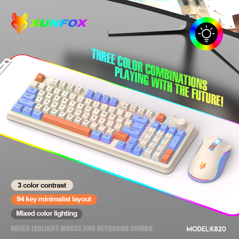 K820 USB Wired Game Keyboard M - Retro Gaming Accessories บทวิจารณ์และราคา