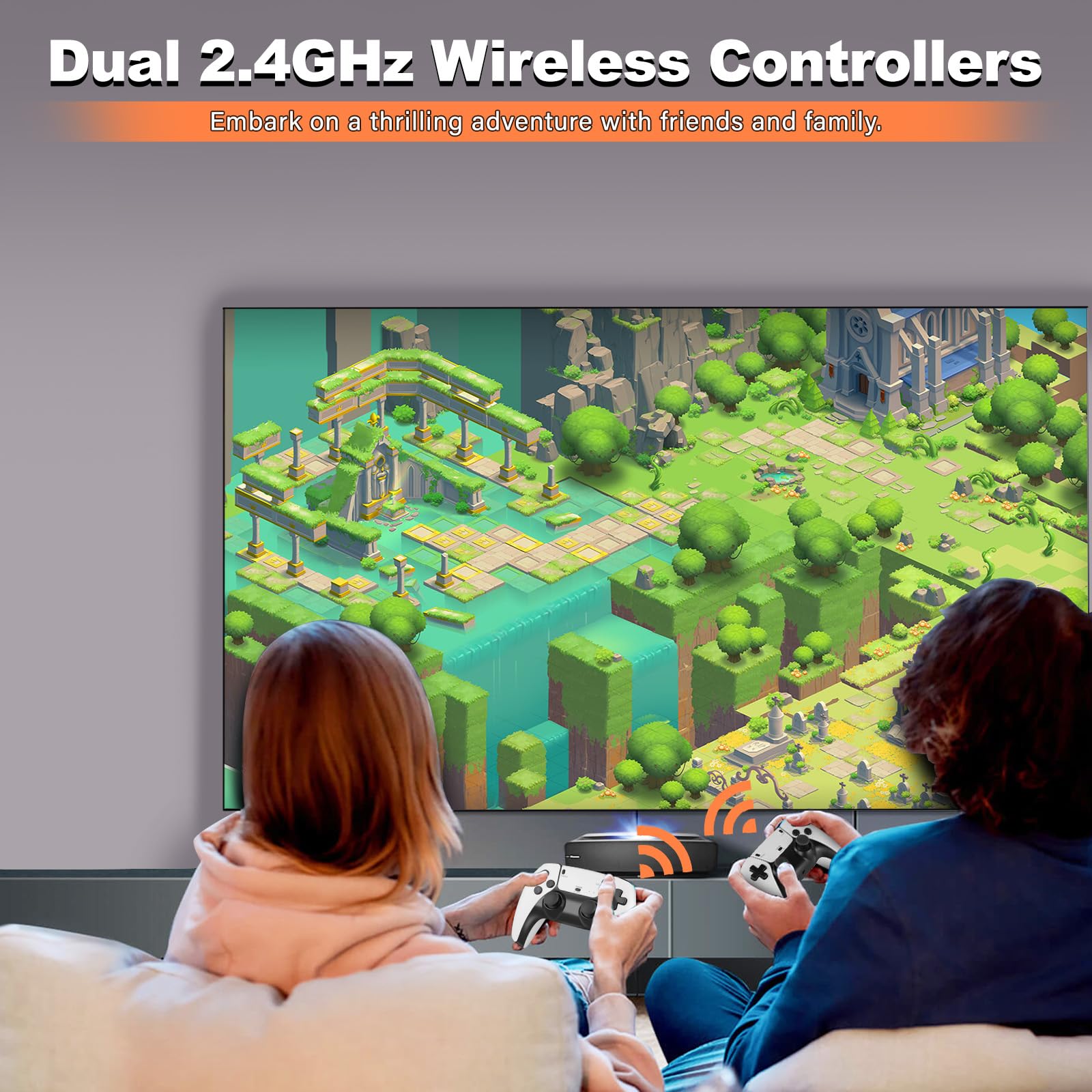 2025 LDK Retro Gaming Console  - Retro Gaming And Projector บทวิจารณ์และราคา
