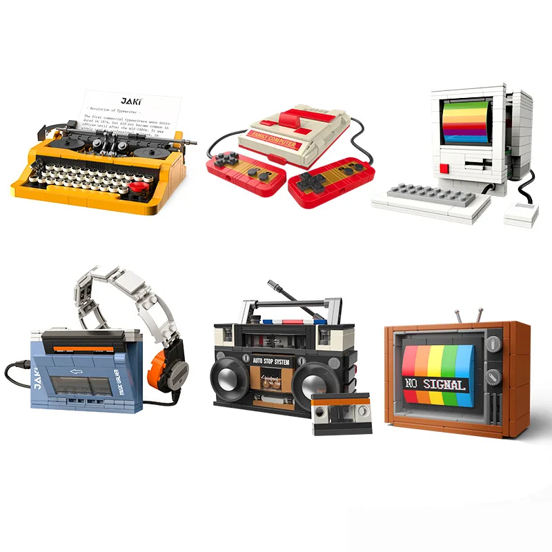 Retro DIY Building Blocks TV R - Retro Gaming Nostalgia บทวิจารณ์และราคา