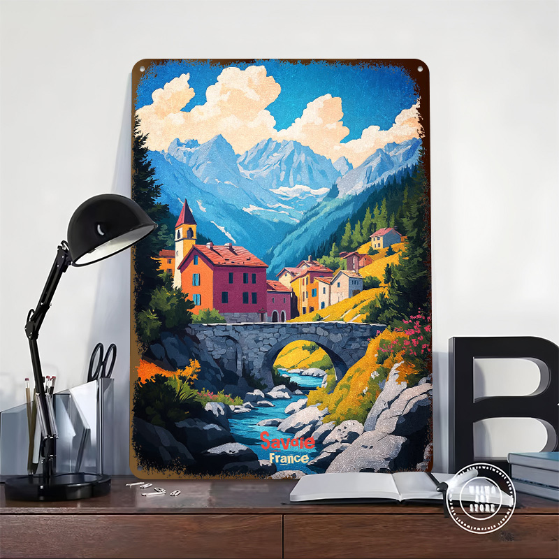 Savoie France Art Tinplate Pos - Retro Gaming France บทวิจารณ์และราคา
