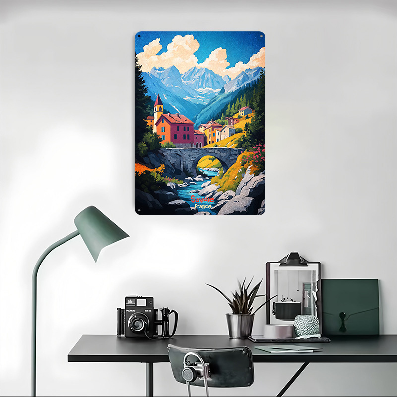 Savoie France Art Tinplate Pos - Retro Gaming France บทวิจารณ์และราคา
