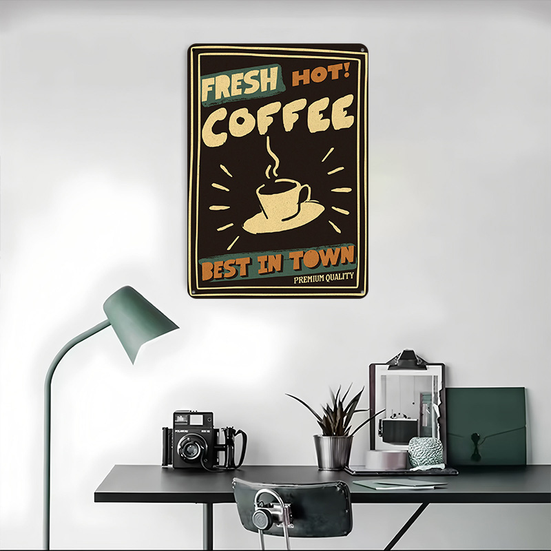 Coffee Shop Vintag Poster Cust - Retro Gaming Shops บทวิจารณ์และราคา