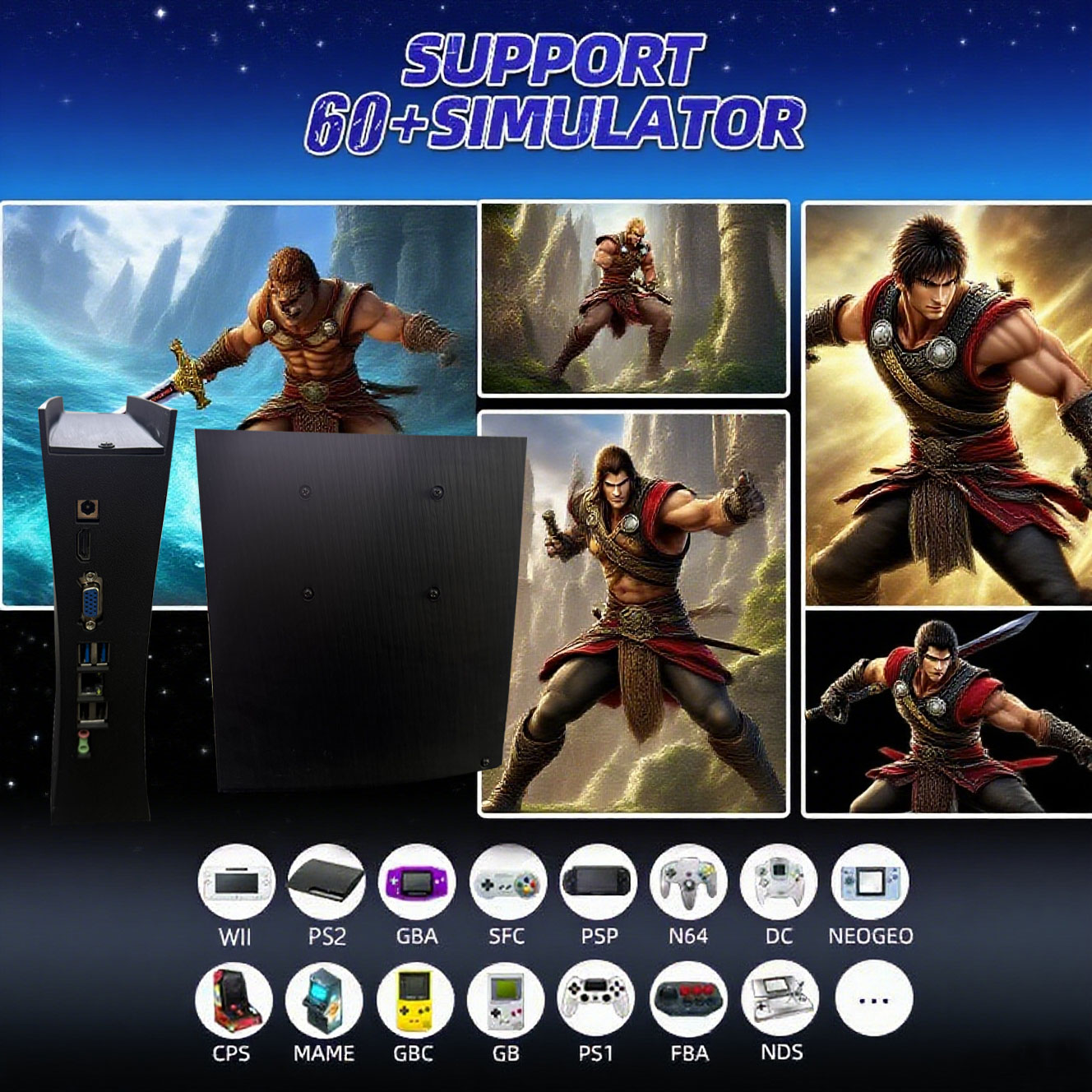 60+Emulators BS5 500GB Retro G - Retro Gaming Ps2 บทวิจารณ์และราคา