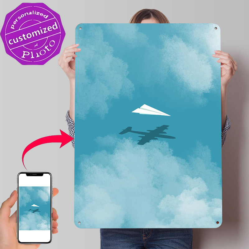 Paper Plane Printed Poster Cus - Retro Gaming Wallpaper บทวิจารณ์และราคา