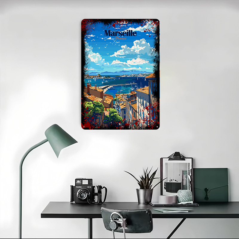 Marseille France Travel Tinpla - Retro Gaming France บทวิจารณ์และราคา