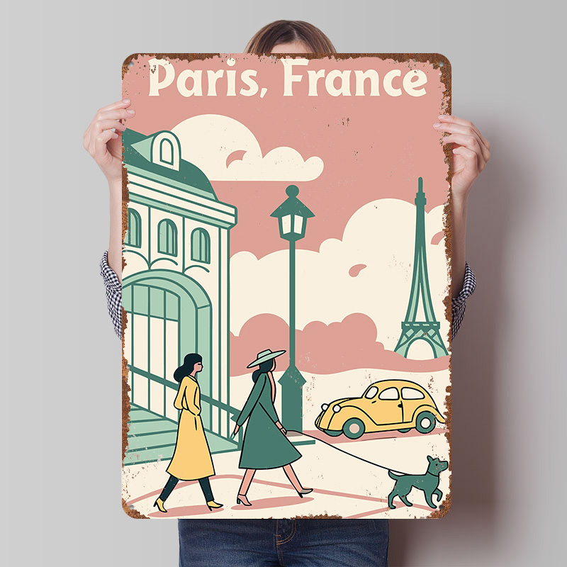 Paris France Travel Printed Po - Retro Gaming France บทวิจารณ์และราคา