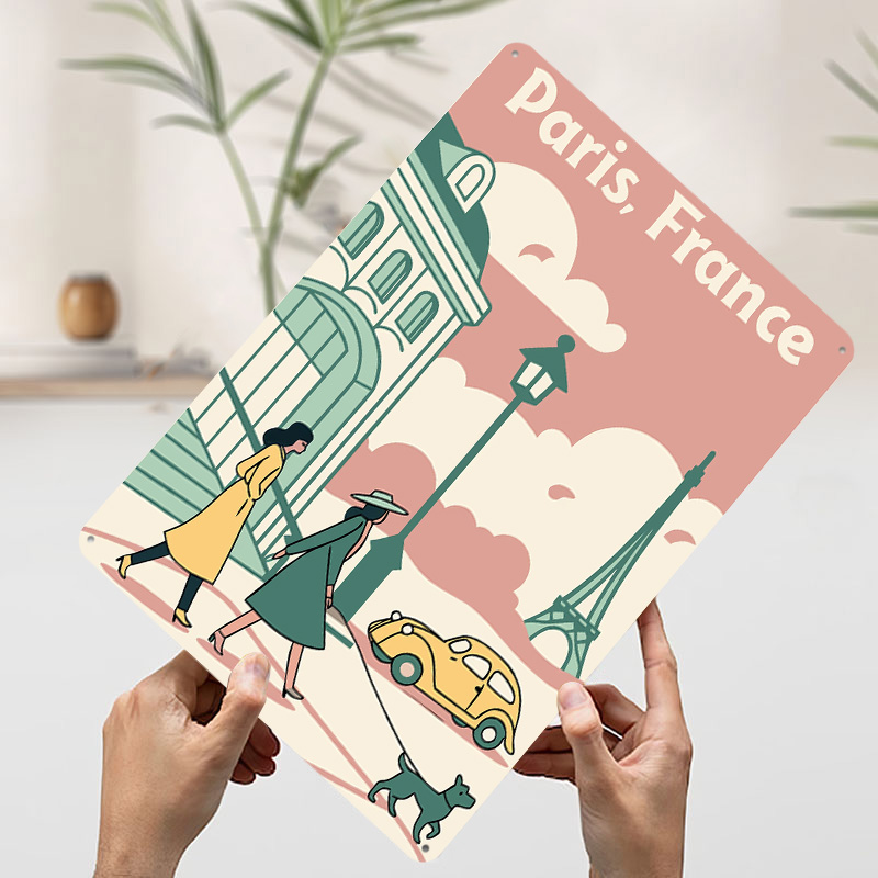 Paris France Travel Printed Po - Retro Gaming France บทวิจารณ์และราคา