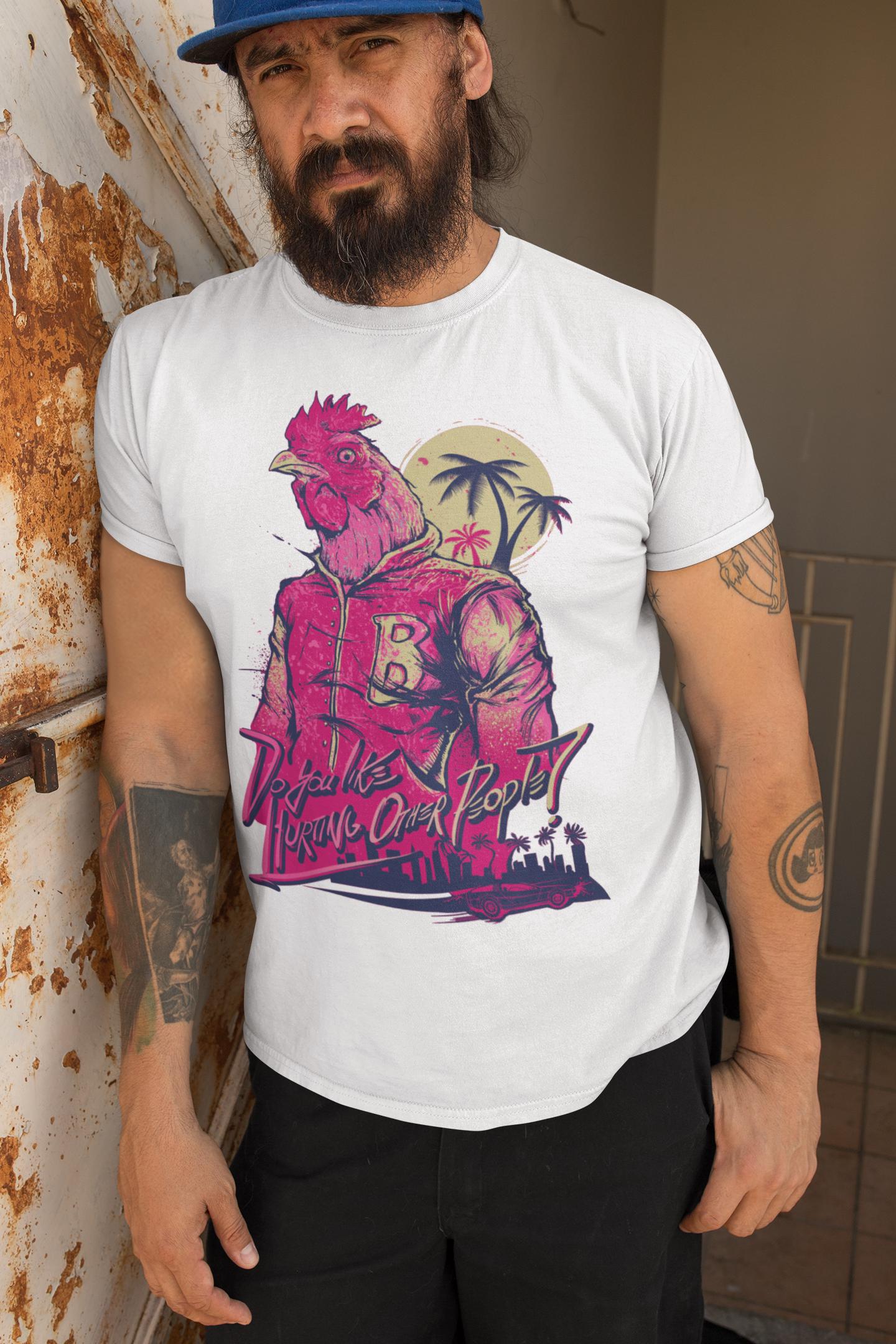 Hotline Miami Gaming T-shirt,  - Retro Gaming Shops บทวิจารณ์และราคา