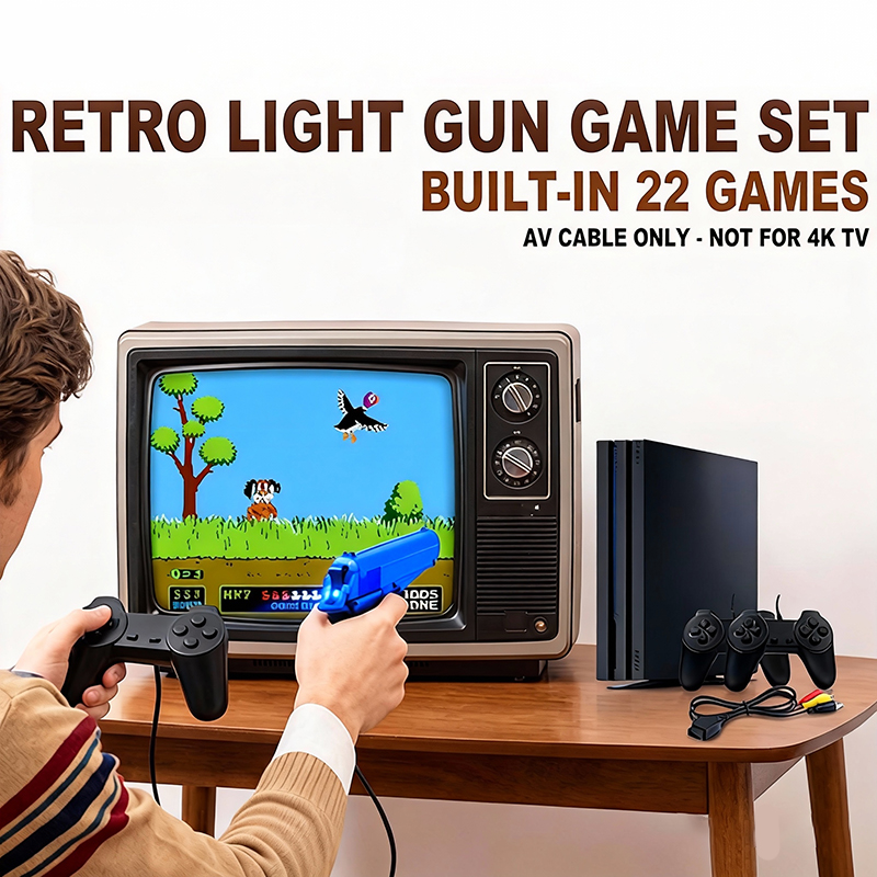PS 4 Style Gaming Console Set  - Retro Gaming Console Gun บทวิจารณ์และราคา