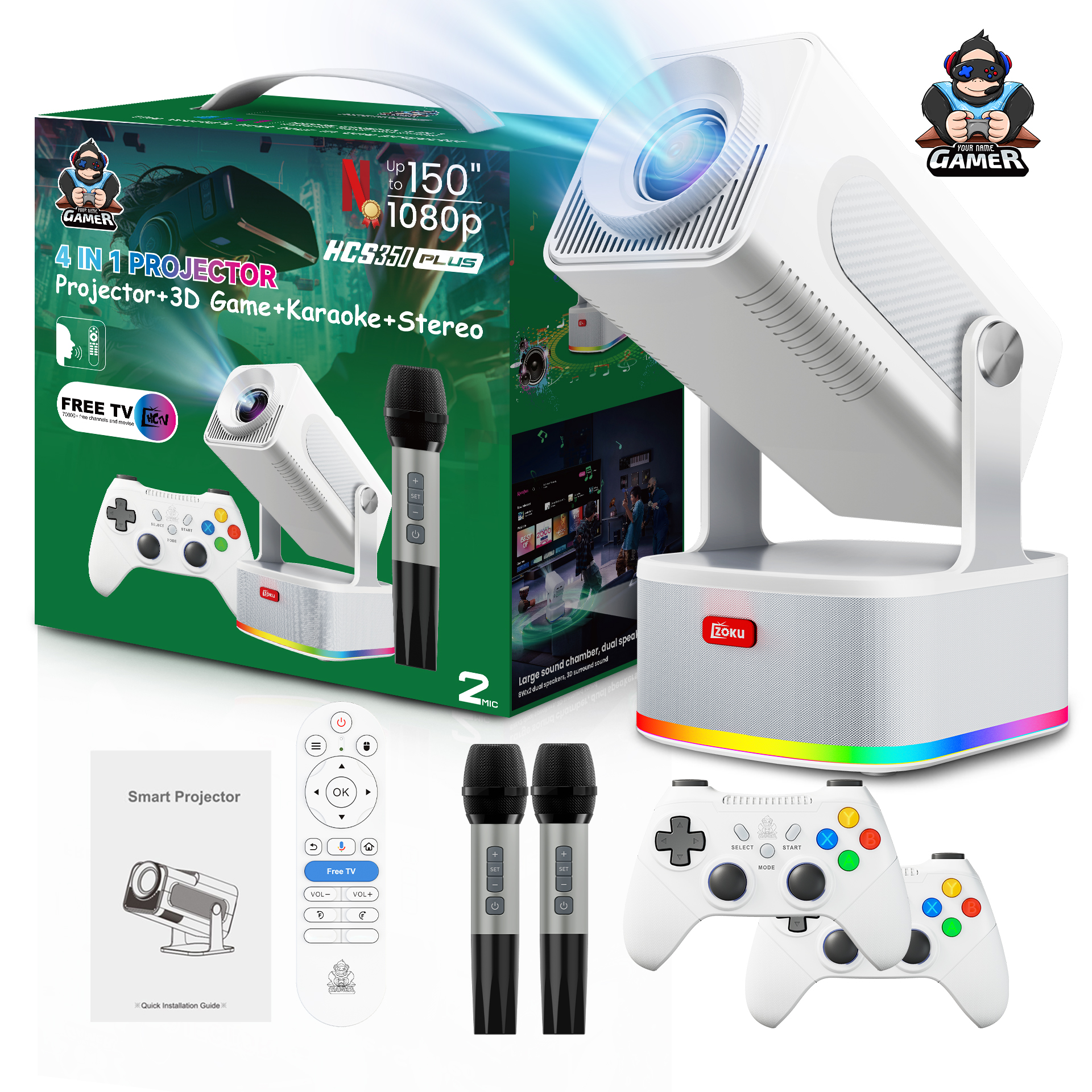 New Zoku HCS350PLUS Android Ga - Retro Gaming And Projector บทวิจารณ์และราคา